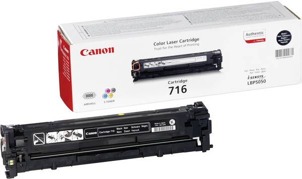 Cassette de toner d'origine Canon 716BK noir