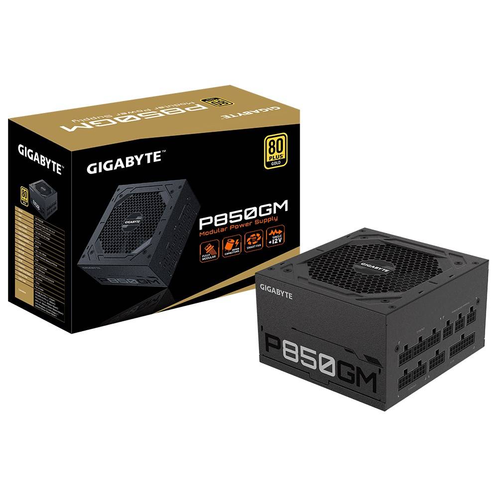 GIGABYTE P850GM, 850 W, 100 - 240 V, 50 - 60 Hz, 12 A, 6 A, Actif-4