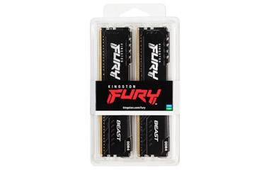 Kingston FURY Beast Mémoire pour PC DDR4 32 GB 2 x 16 GB 3600 MHz DIMM 288 broches CL18 KF436C18BBK2/32-5