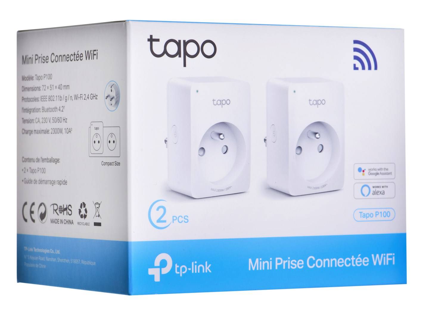 TP-LINK WiFi Smart Plug Wi-Fi 2.4G 1T1R BT Onboarding Tapo APP Alexa & Google assistant supported-3