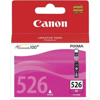 Cartouche d'encre pour imprimante Canon CLI526M magenta (4542B001)