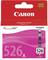Cartouche d'encre Canon CLI-526M, magenta, emballée. Compatible avec les imprimantes Canon PIXMA.