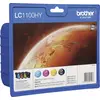 Brother Encre LC-1100HY d'origine pack bundle noir, cyan, magenta, jaune LC1100HYVALBPDR