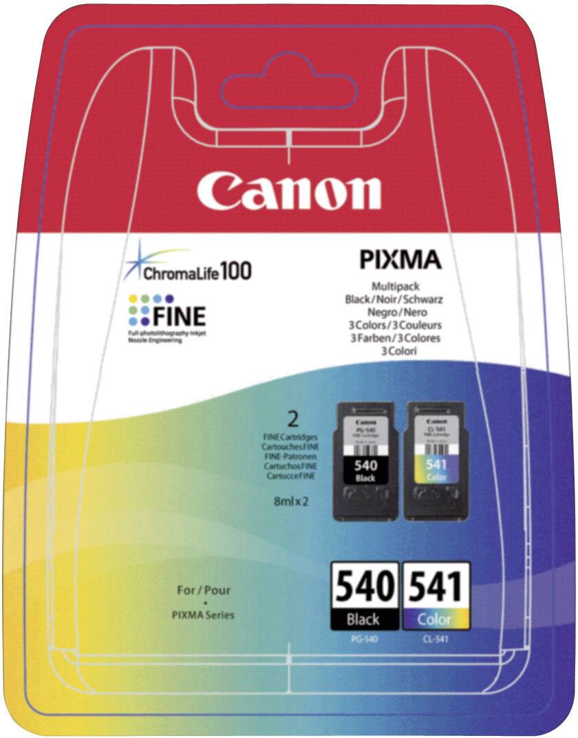 Canon PG-540/CL-541 - Pack de 2 - noir, cyan, magenta, jaune