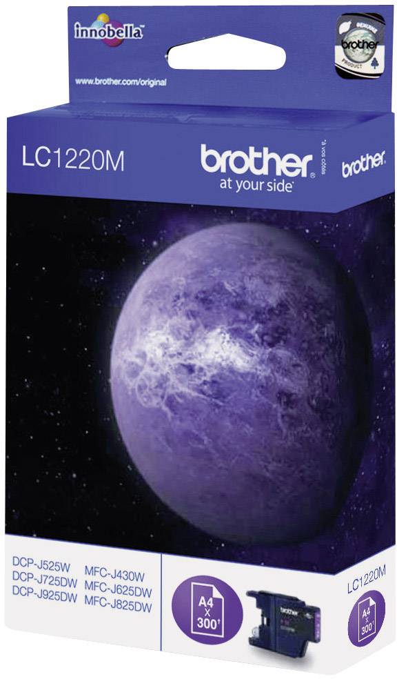 BROTHER LC-1220 cartouche d encre magenta capacité standard 300 pages pack de 1
