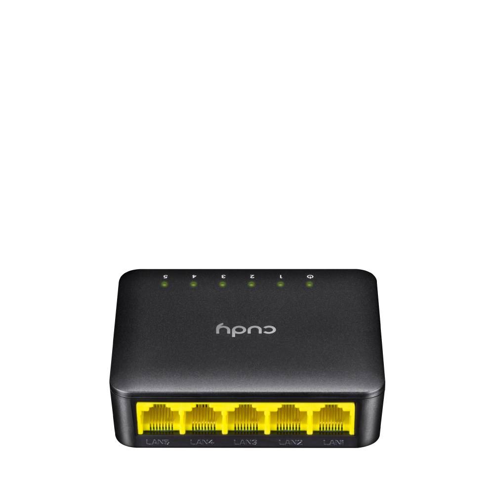 Cudy GS105D Netzwerk-Switch Unmanaged Gigabit Ethernet (10/100/1000) Schwarz