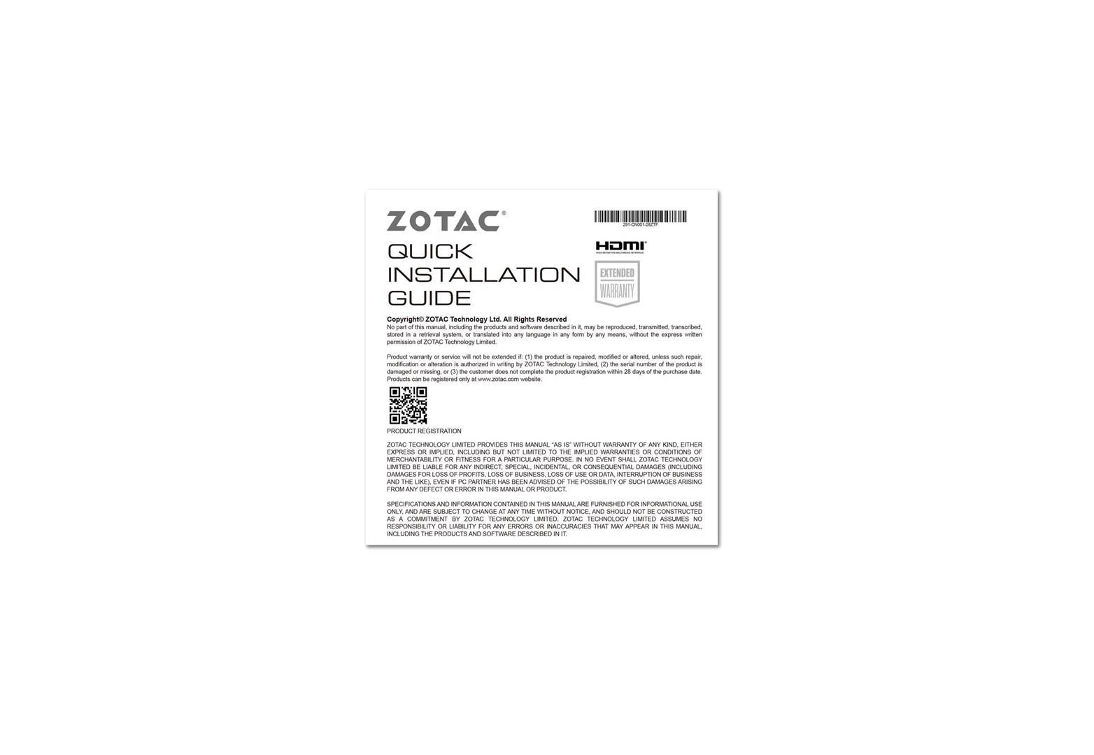Zotac GAMING GeForce RTX 3050 Eco, GeForce RTX 3050, 8 Go, GDDR6, 128 bit, 7680 x 4320 pixels, PCI Express x8 4.0-9