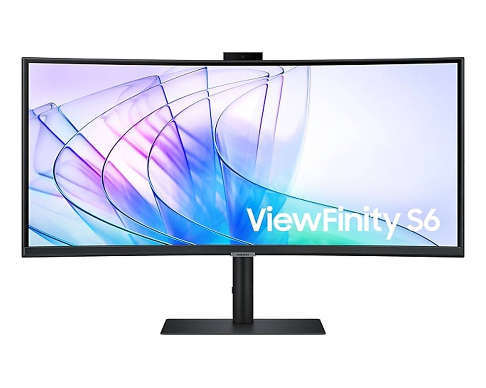 SAMSUNG ViewFinity S6 S34C652VAU Ecran incurvé 34p avec WEBCAM UWQHD 3440 x 1440 @100Hz VA 350cd/m² HDR10 5ms HDMI DP US-0