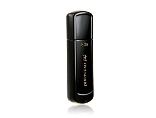 Transcend Transcend JetFlash 350 - USB-Flash-Laufwerk - 8 GB Clé USB 8 GB noir TS8GJF350 USB 2.0-3