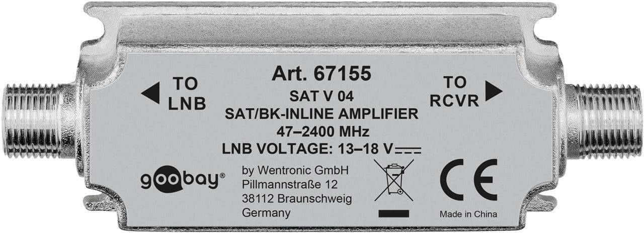 Amplificateur d'antenne Goobay SAT/BK 47 MHz - 2400 MHz - amplificateur à courte portée pour amplifier les signaux-3