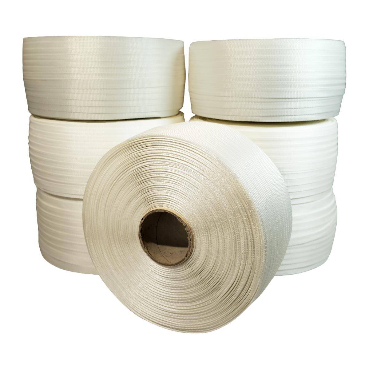 Lot de 7 Feuillards tressés 16 mm x 850 m dont 1 OFFERT - TECPLAST LFT1-0