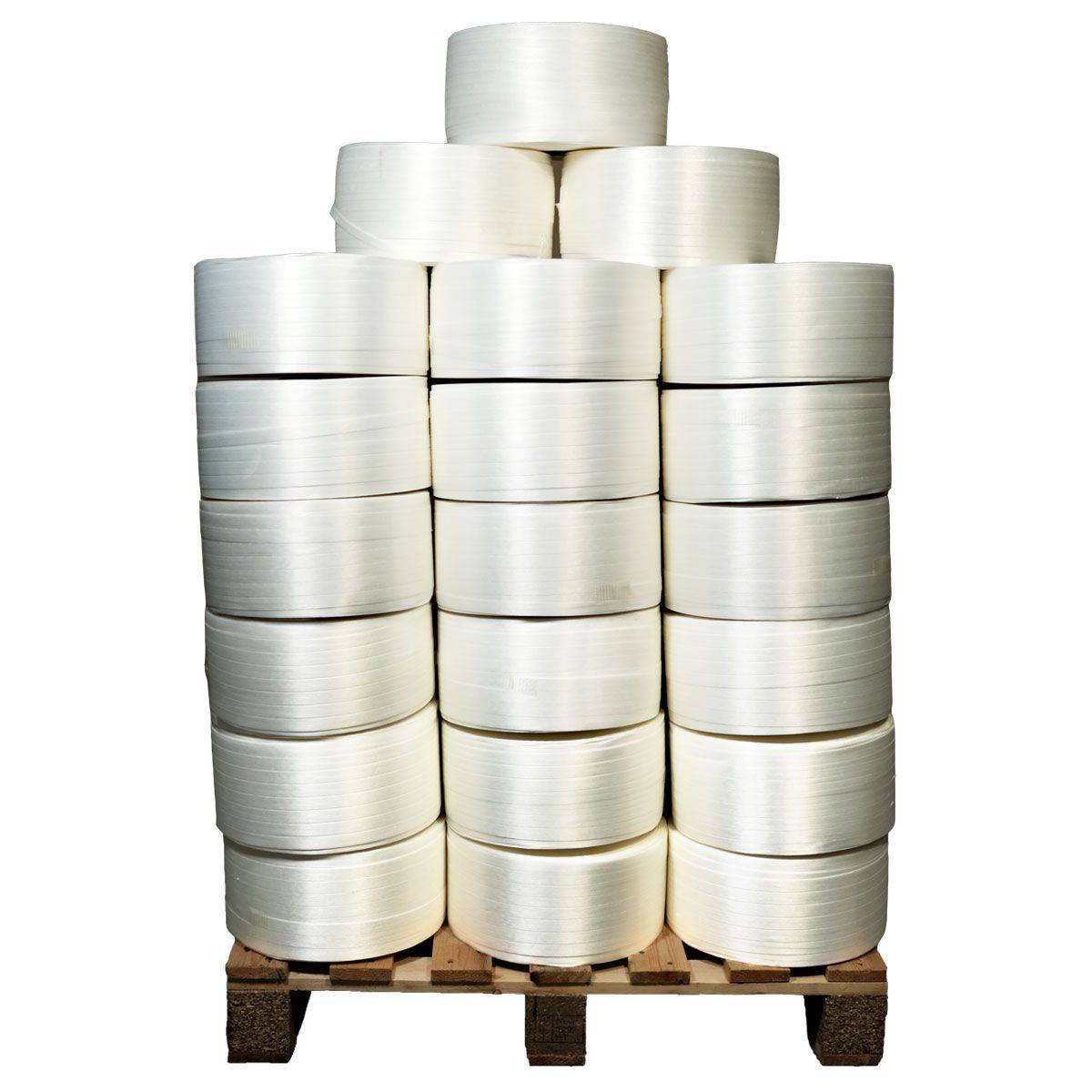 Lot de 52 Feuillards fil à fil 16 mm x 850 m dont 12 OFFERTS TECPLAST LFF5-0