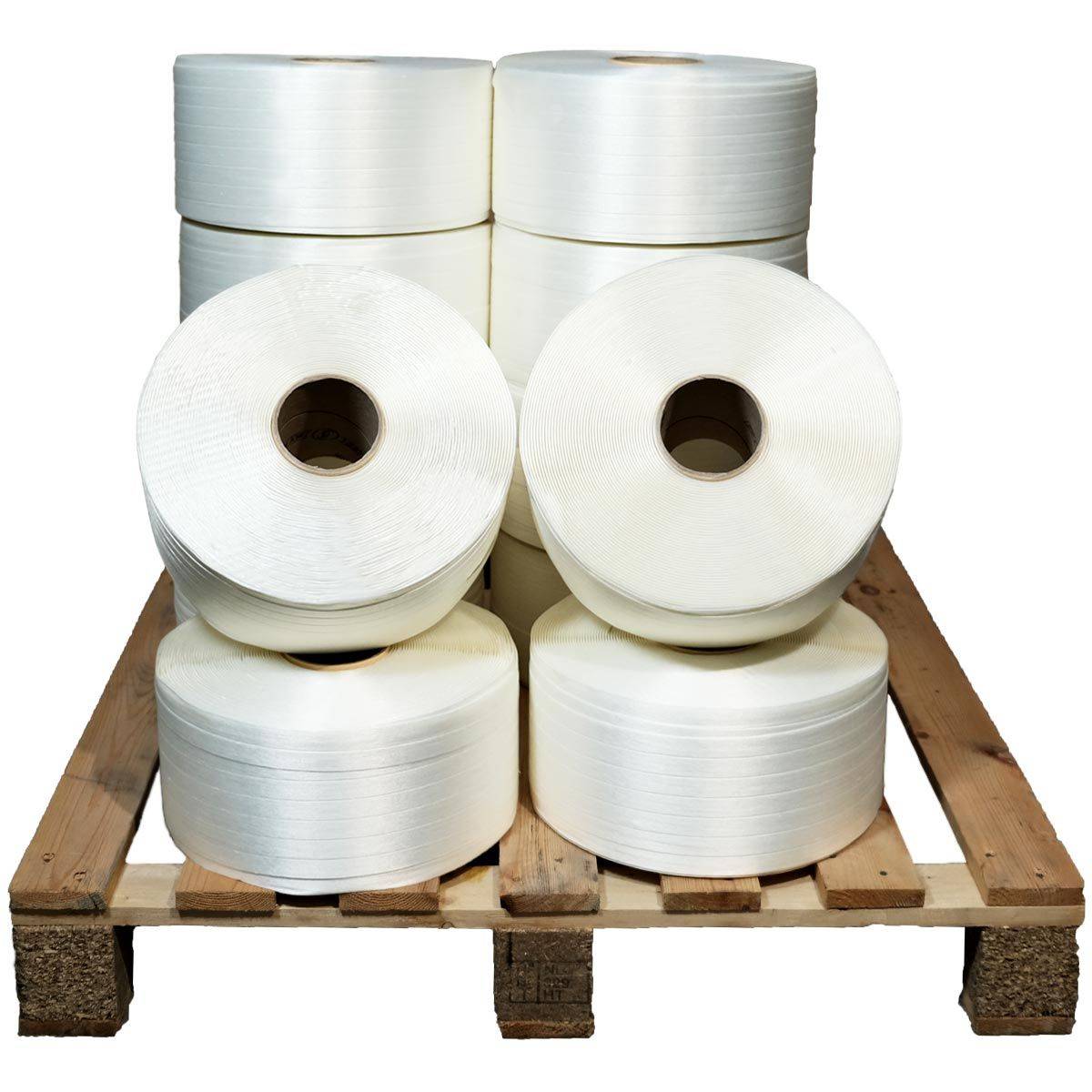 Lot de 12 Feuillards fil à fil 13 mm x 1100 m dont 2 OFFERTS - TECPLAST LFF2-0
