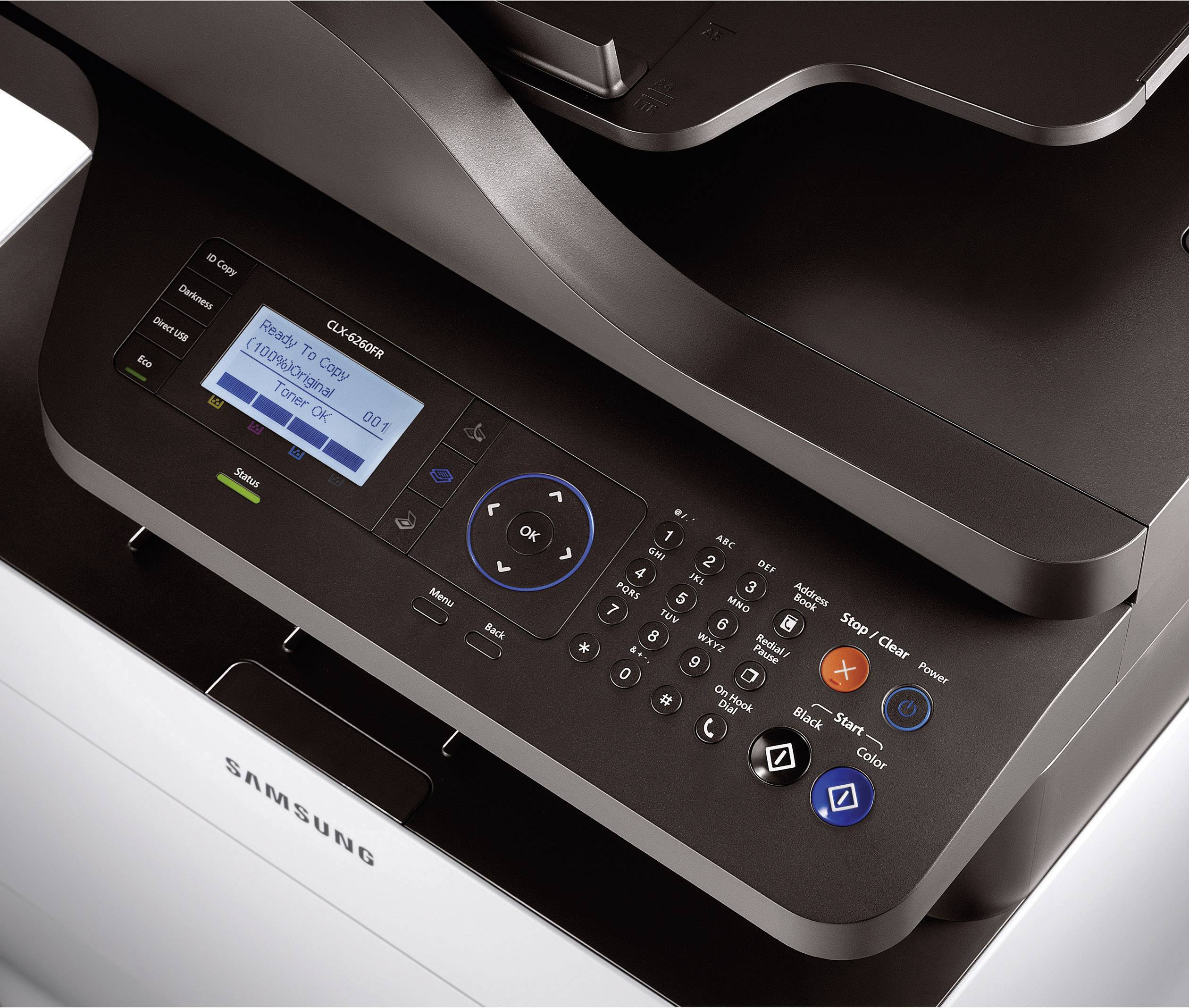 Samsung CLX-6260FR Imprimante multifonction A4 imprimante, scanner, photocopieur, fax chargeur automatique de documents,-4