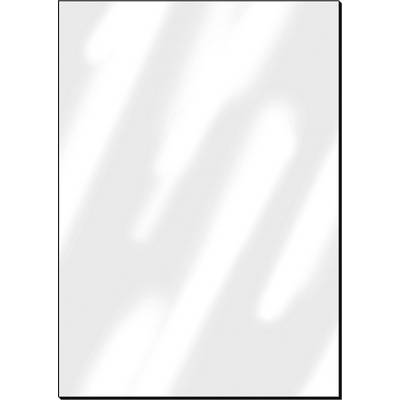 Une surface blanche, brillante avec des reflets lumineux.