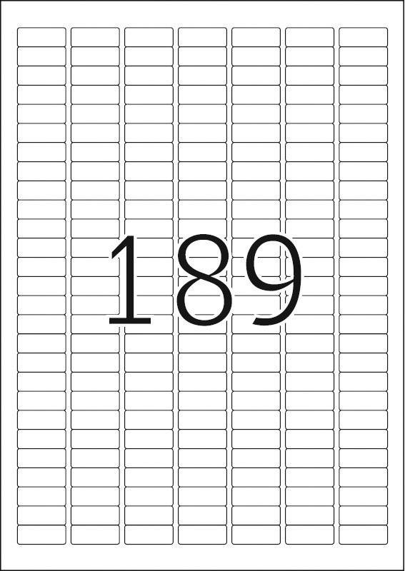 Grand nombre '189' centré devant un arrière-plan composé de nombreux petits carrés rectangulaires disposés en motif de grille.