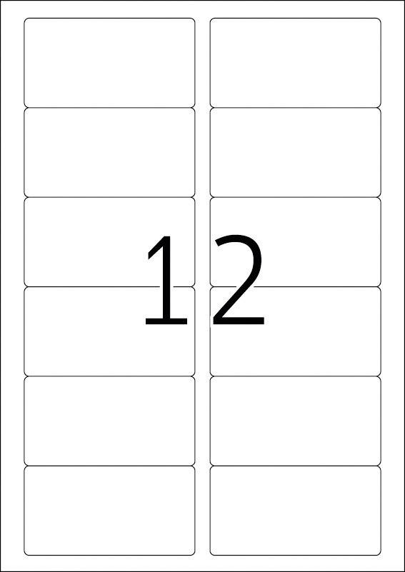 Herma 4666 Etiquette pour adresse 88.9 x 46.6 mm papier blanc 1200 pc(s) fixation permanente imprimante à jet d'encre, i-1