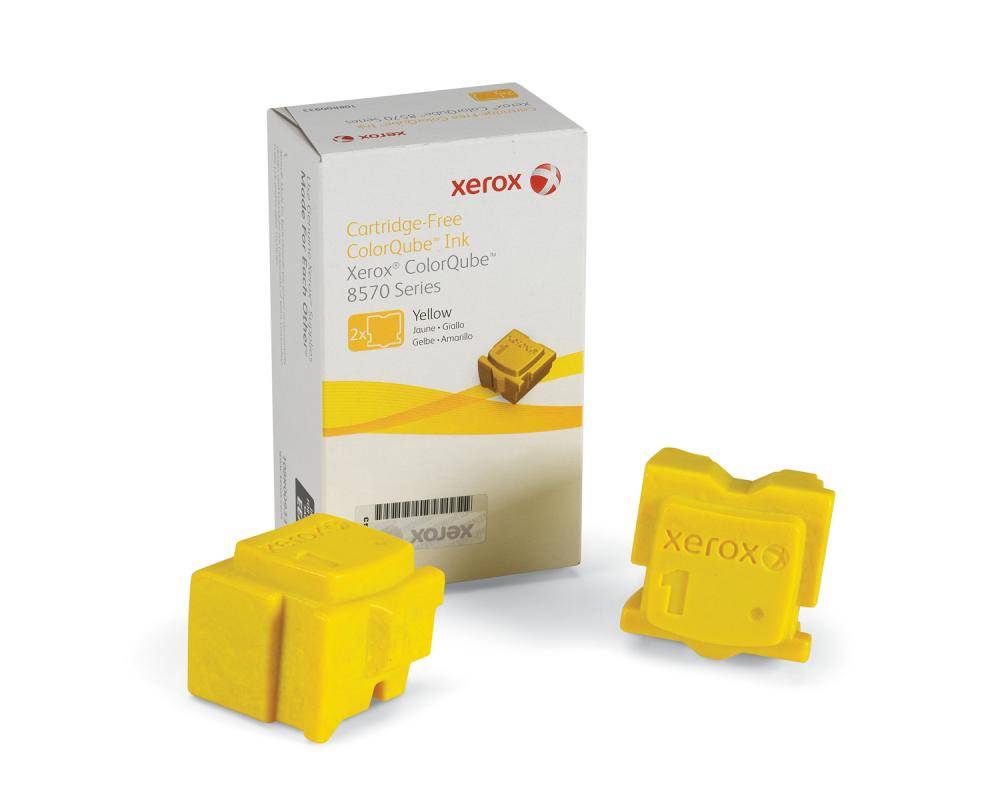 ColorQube 8570/8580 ink Yellow 2 sticks-2