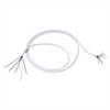 BACHMANN Câble de four 1,5m blanc 5G2.50, fils ouverts H05VV-F 5G2.50 non emballé