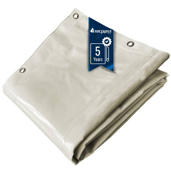 Bâche bois Tecplast lp506bo 2x3 m - blanc crème - garantie 5 ans