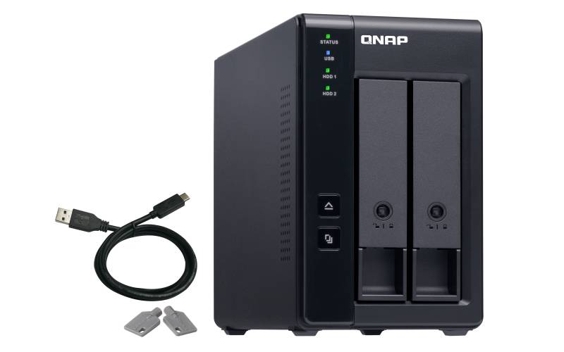 2bay 3.5" SATA HDD USBC Raid Expansion-2