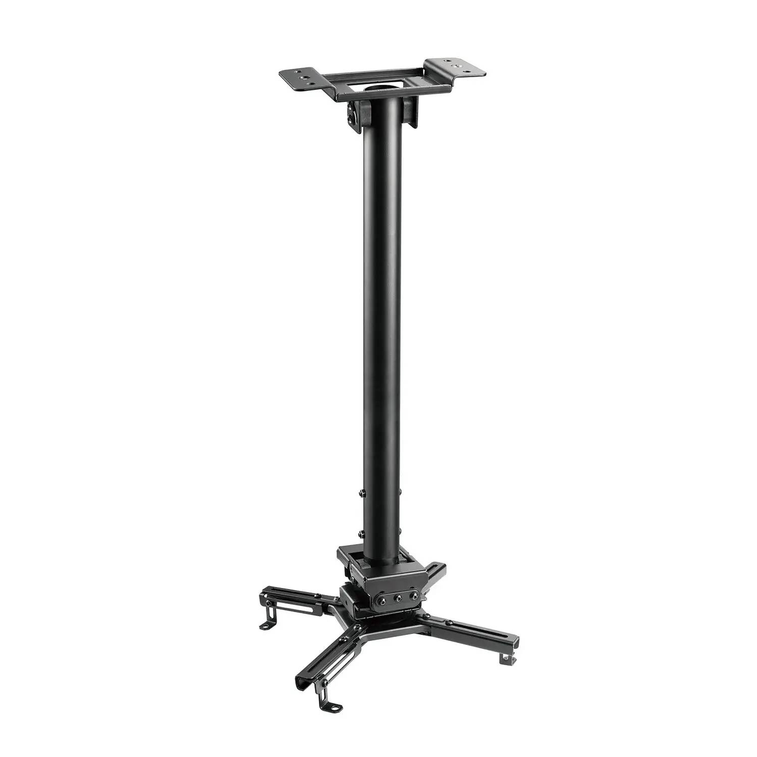Support plafond vidéoprojecteur, Hauteur 60-90cm, Noir-0