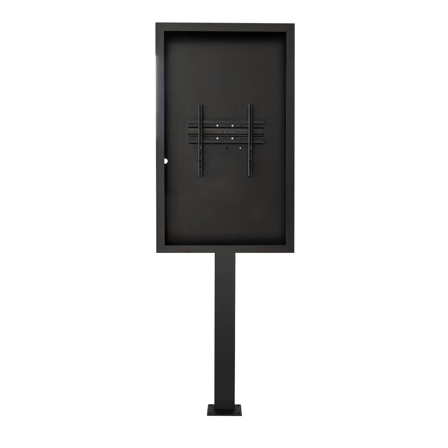 Support vitrine à visser, avec caisson portrait 55'' - Vesa 400x600 max-0