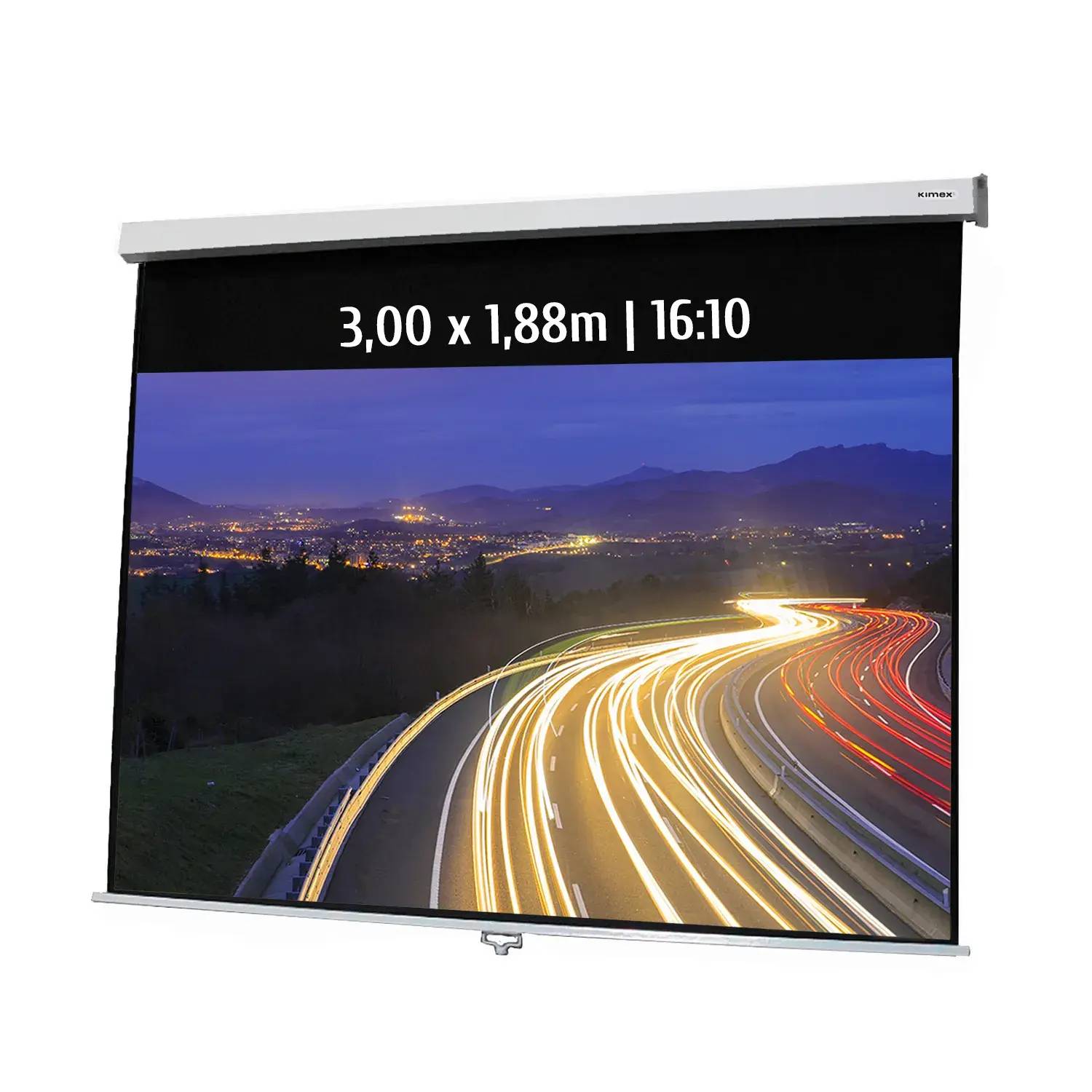 Ecran de projection manuel 3,00 x 1,88m - Format 16:10-0