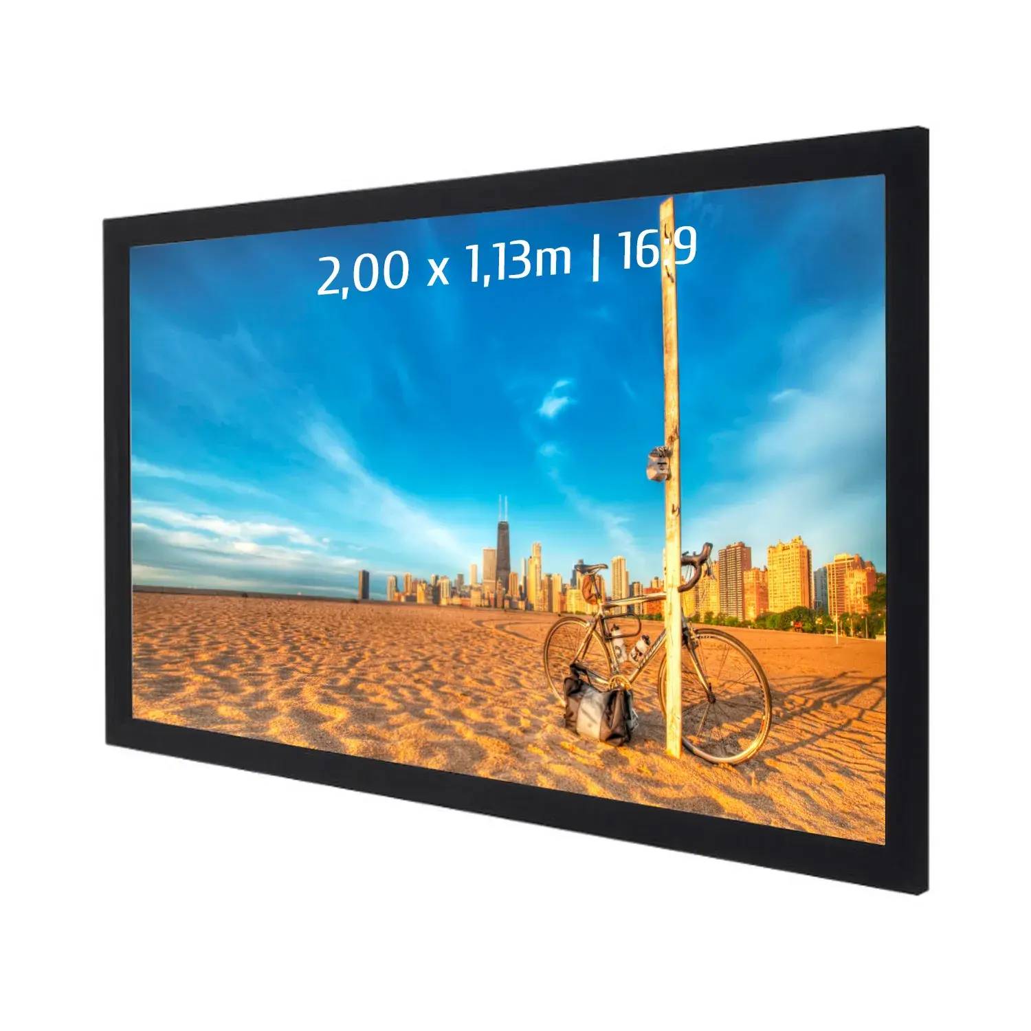 Ecran de projection sur cadre 2,00 x 1,13m - Format 16:9-0