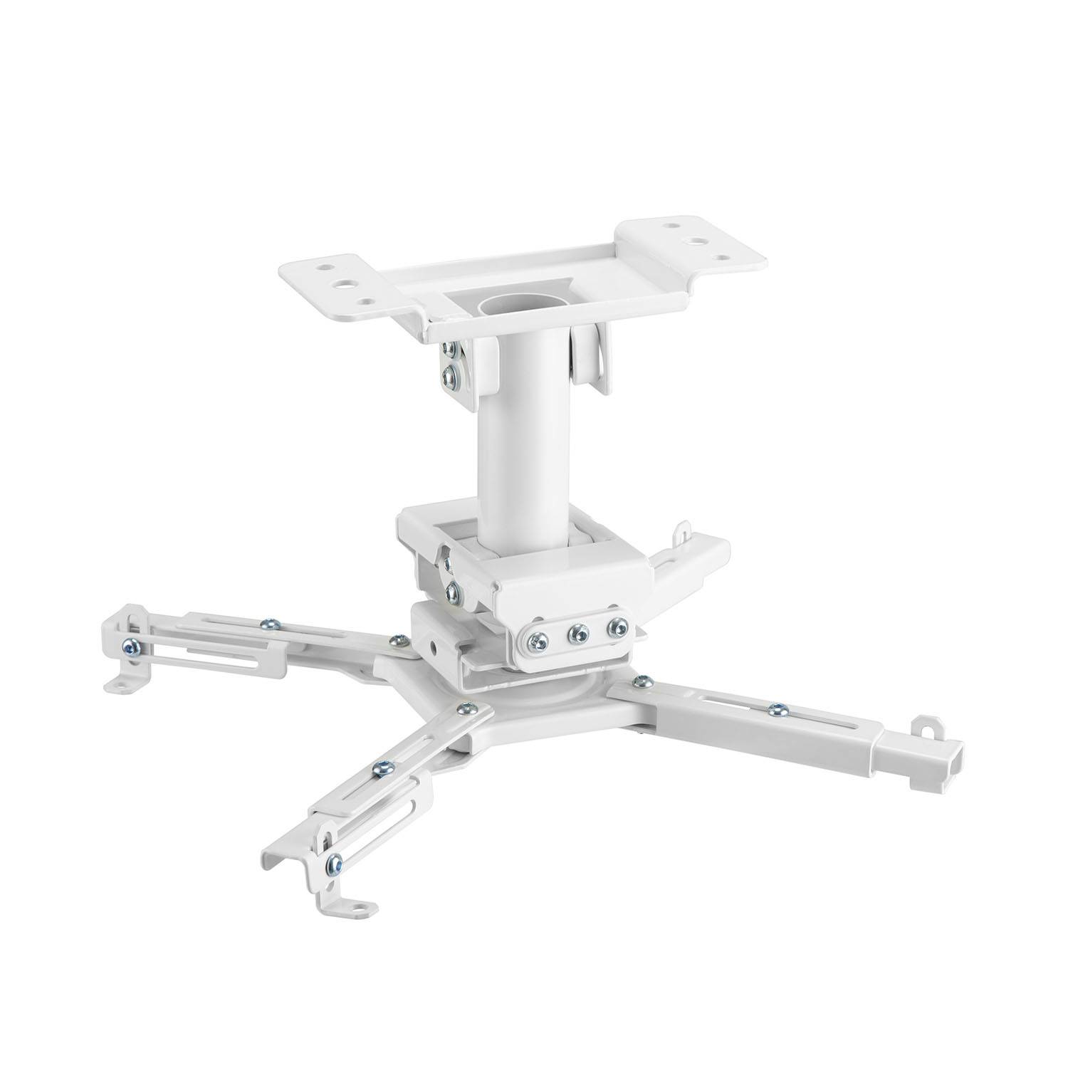 Support plafond vidéoprojecteur, Hauteur 25cm, Blanc-0
