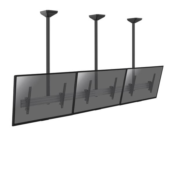 Support plafond menu board 3 écrans 50''-55'' - Hauteur 150cm