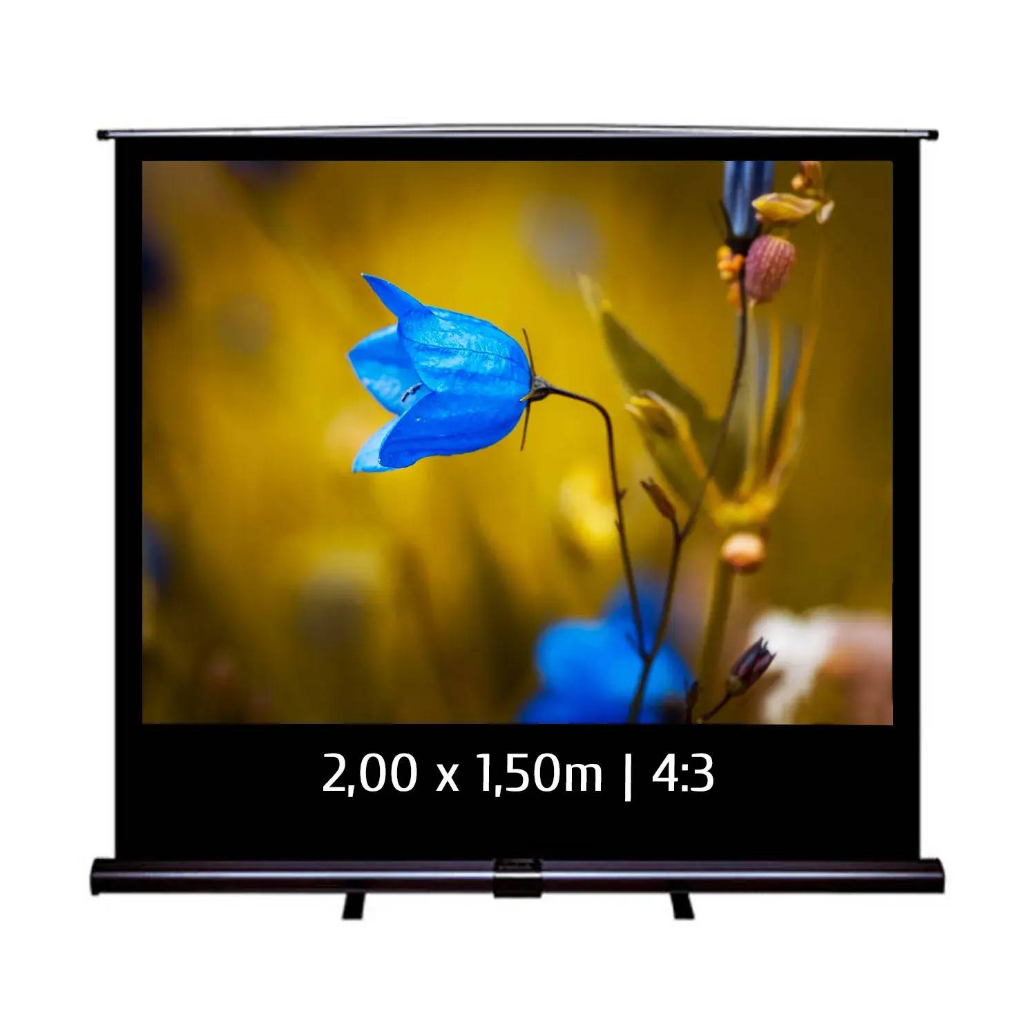 Ecran de projection transportable Pull Up 2,00 x 1,50m - Format 4:3-0