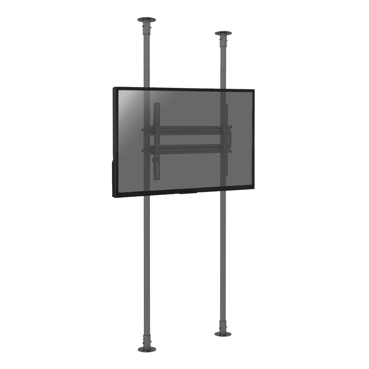 Support sol-plafond pour écran TV 50''- 100'' - Hauteur max 240cm-0