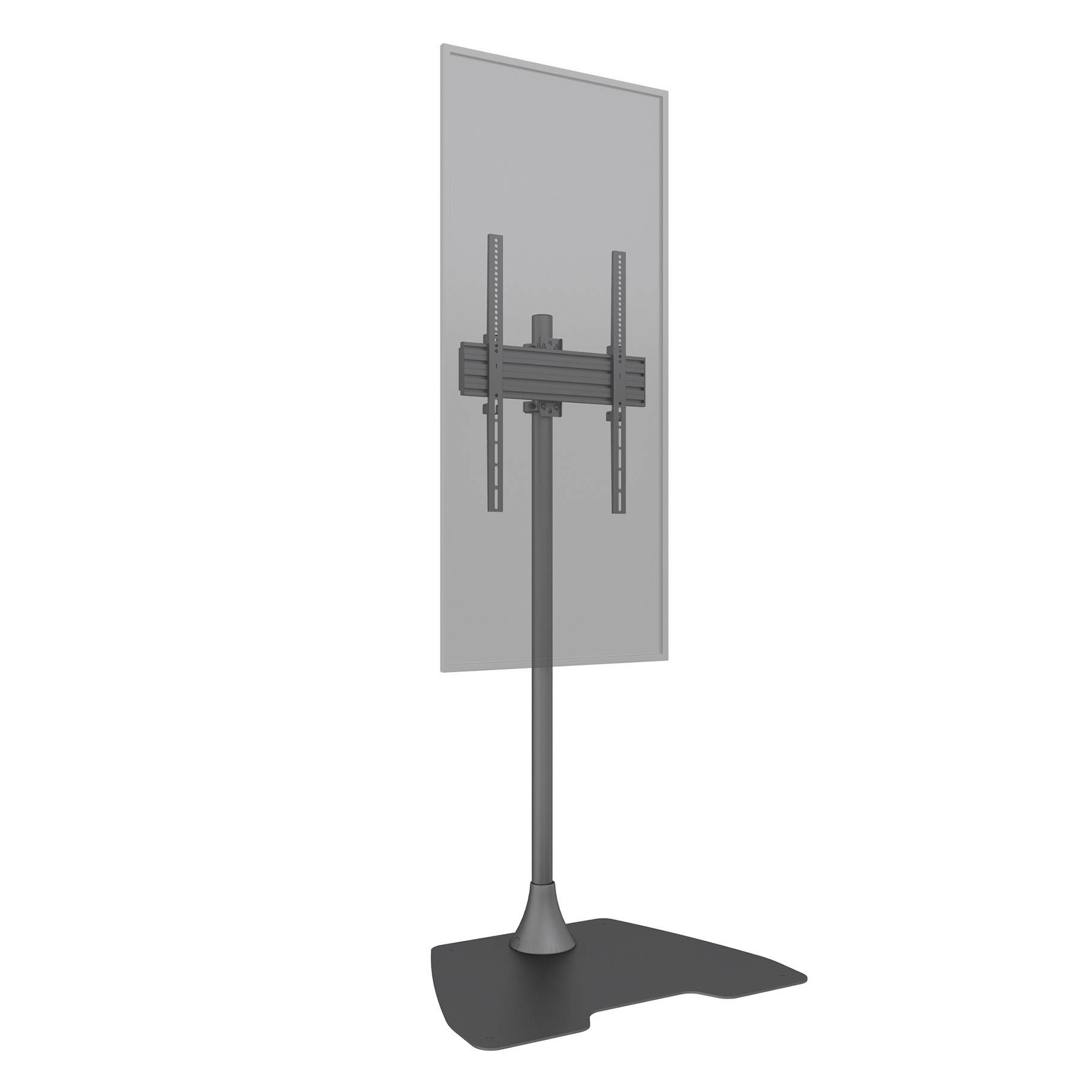 Support sol inclinable pour écran TV 55'' - 75'' - Hauteur 180cm - Version portrait-0