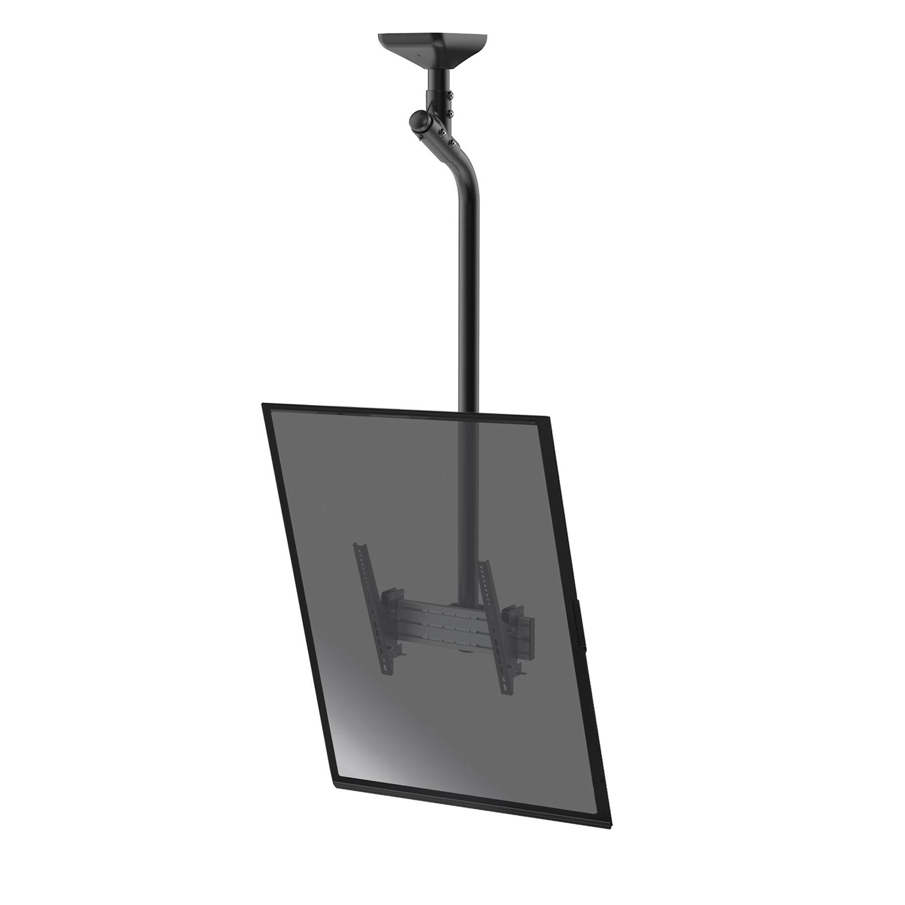 Support plafond inclinable pour 1 écran portrait 43''-75'' - Hauteur 175cm-0
