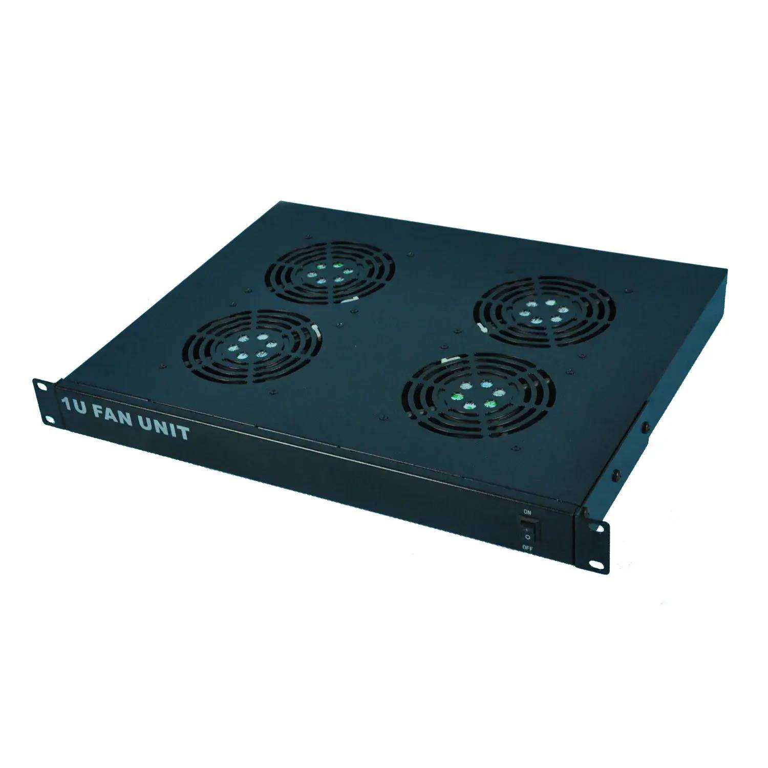 Bloc 4 ventilateurs pour rack et baie de brassage 19'', Hauteur 1U-0