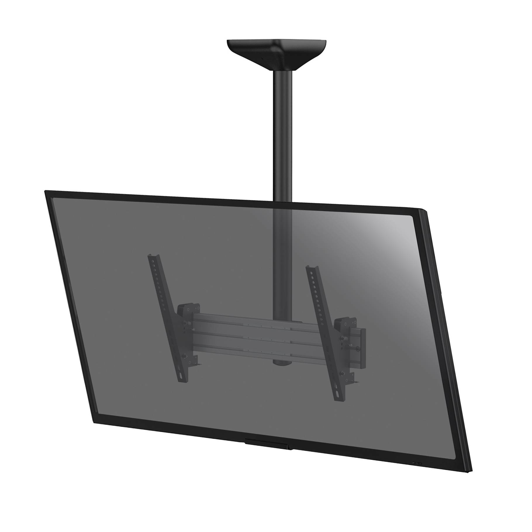 Support plafond inclinable pour 1 écran TV 43''-55'' - Hauteur 100 cm-0