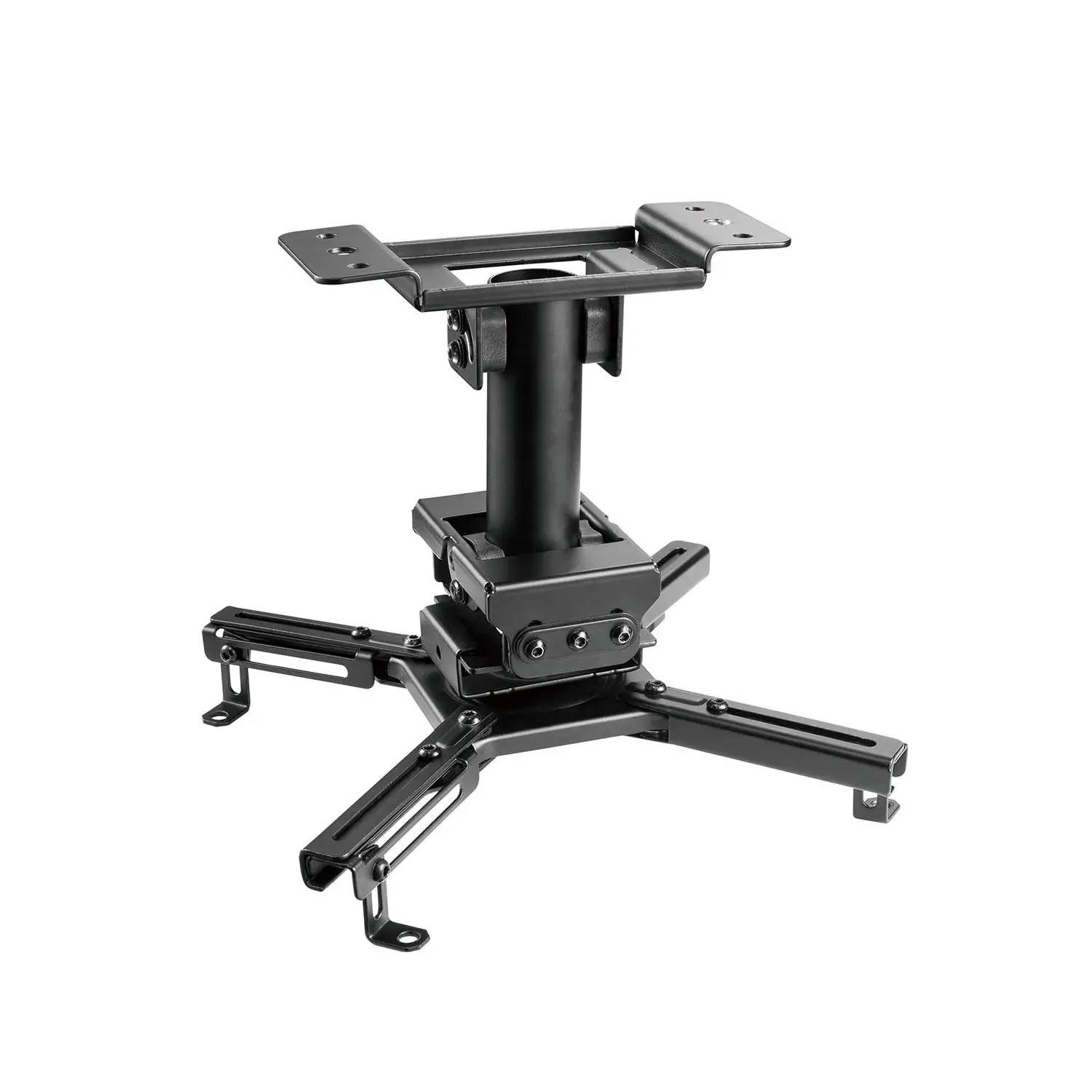 Support plafond vidéoprojecteur, Hauteur 25cm, Noir-0