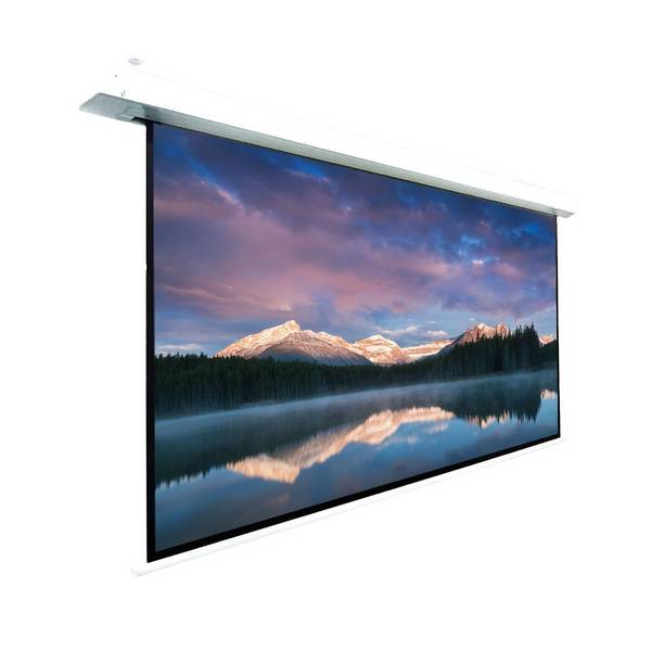 Ecran de projection motorisé encastrable 1,80 x 1,01m - Format 16:9 - Wi-Fi