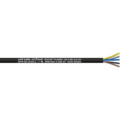 LAPP ÖLFLEX® CLASSIC 130 H BK Câble de commande 3 G 1 mm² noir 1123411-100 100 m