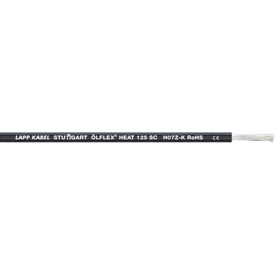 Fil de câblage ÖLFLEX® HEAT 125 SC LAPP 1241001-500 1 x 25 mm² noir 500 m