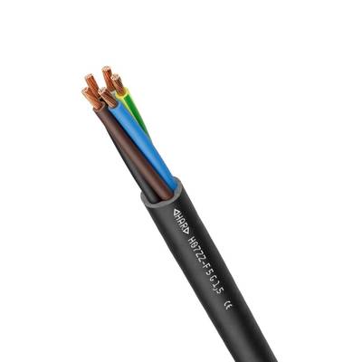 Câble de raccordement H07ZZ-F LAPP H07ZZ-F 3G1,5 1600810-50 3 x 1.5 mm² noir 50 m