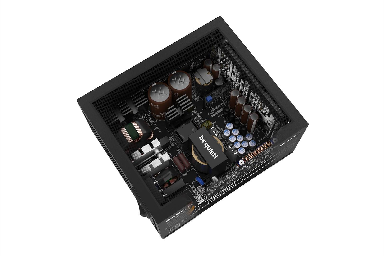be quiet! Dark Power 13 1000 W | Alimentation ATX 3.0, 80 Plus Titanium, 1000 W, 100 - 240 V, 1100 W, 50 - 60 Hz, 13/6 A-7