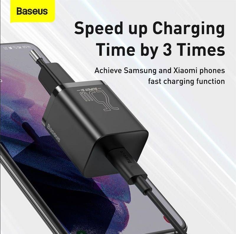 Chargeur Secteur USB-C 25W avec Câble USB-C/USB-C-4