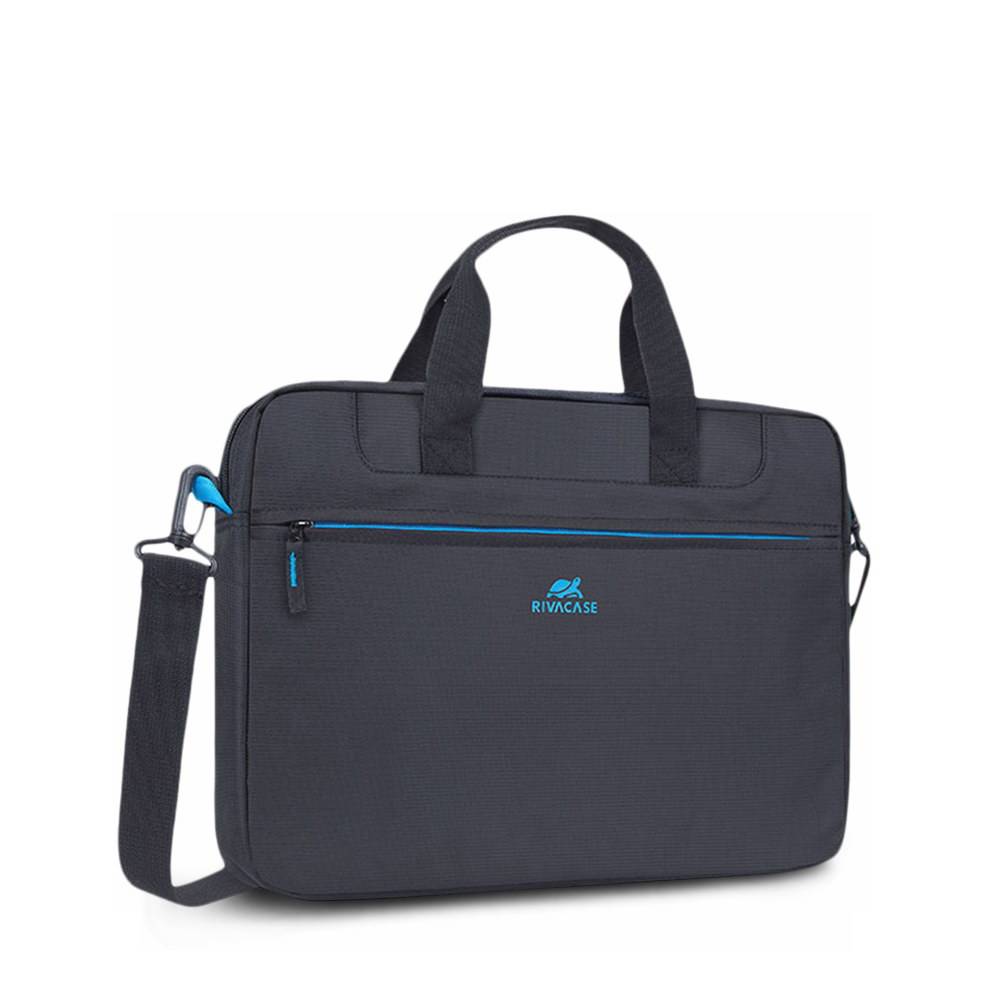 Sacoche pour Ordinateur Portable 14 Pouces 2 Compartiments avec Sangle Amovible-4