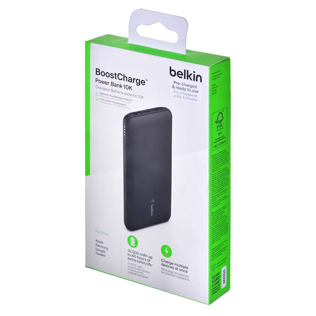 Belkin Batterie Powerbank (batterie supplémentaire) 10000 mAh Li-Ion noir-6