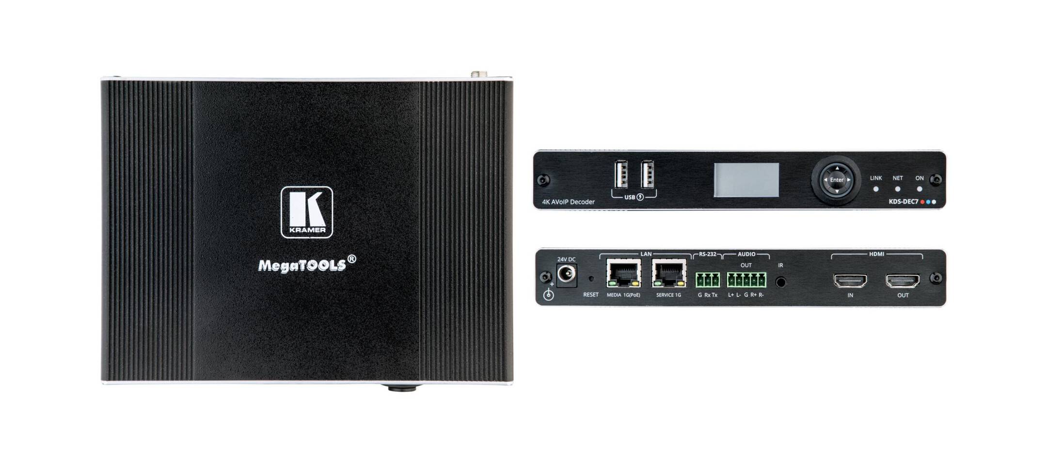 Kramer 1G 4K@60 4:2:0 Decoder of KDS-6X product family-1