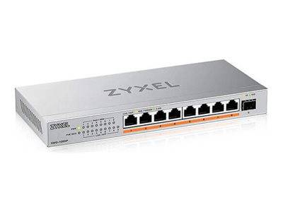 Zyxel XMG-108HP, Non-géré, 2.5G Ethernet (100/1000/2500), Connexion Ethernet, supportant l'alimentation via ce port (PoE-0