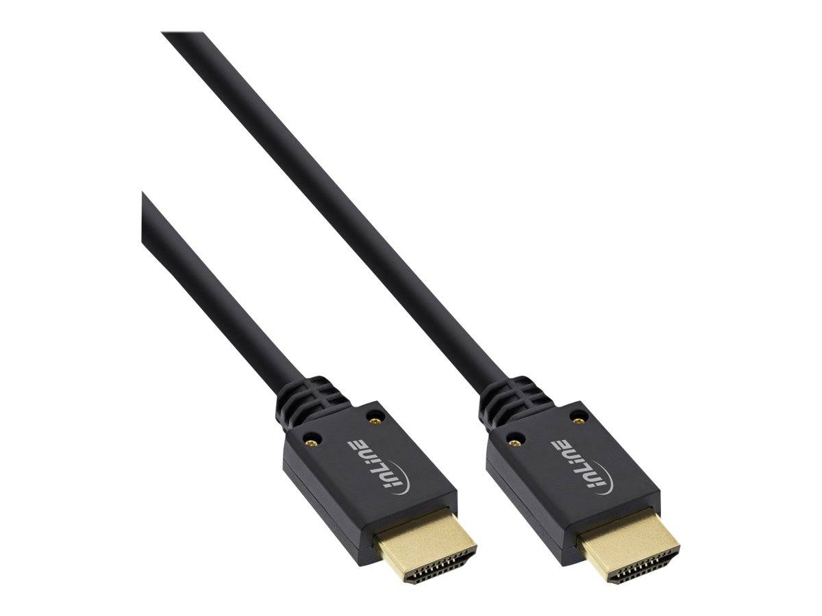 Cordon inLine HDMI Fiche mâle HDMI-A 5 m noir 17905P HDMI standard Câble HDMI-3