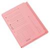 Chemise index kraft L'Oblique AZ 23,5 x 31,5 cm - Paquet de 25 - rose pastel